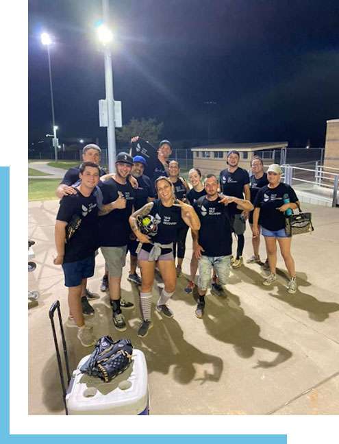 team members softball True Self Recovery: Drug and Alcohol Rehab in Arkansas